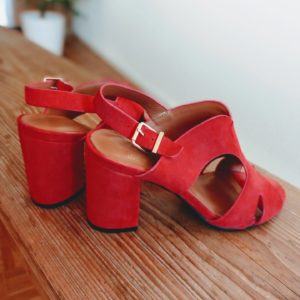 red sandals Bocage
