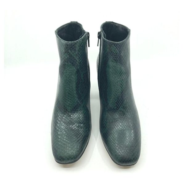 ankle boots dark green